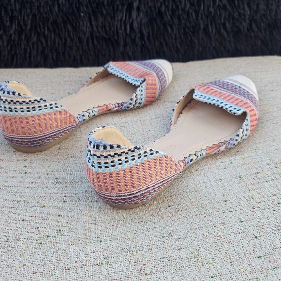 Restricted Women Sandal Flat Shoes Multi Color Man Made Material Size 6.5 - Picture 5 of 10
